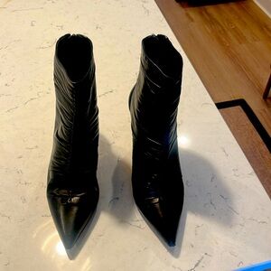 Alexandre Birman booties. Gently Worn. 3" heel. Ultra soft leather.